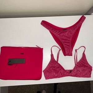 Triangl Maia Sparkle Pink Bikini Set